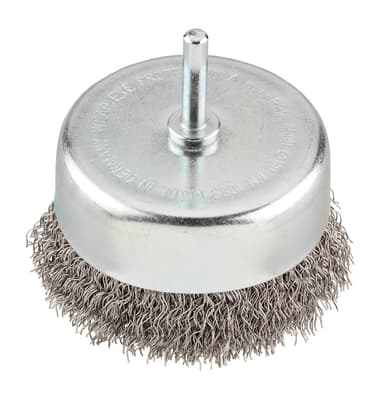 Koppborste, extra kraftig, HSS-ståltråd, vågformad, ø 75 mm