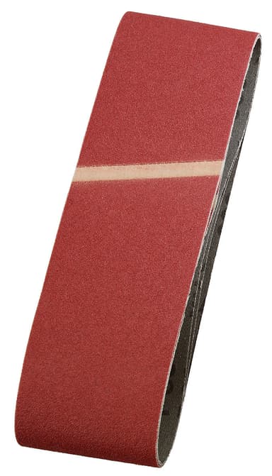 Slipband till bandslip, 75×533 mm, korn 40, 3 st., på SB-kort