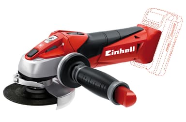 Batteridriven vinkelslip Ø 115 mm 18 V Li-jon Solo - TE-AG 18/115