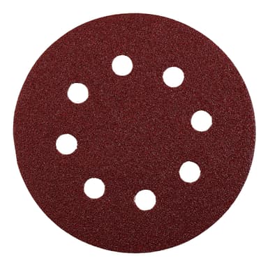 Sliprondell, 5PEX, Ø125 mm, korn 40, på SB-kort