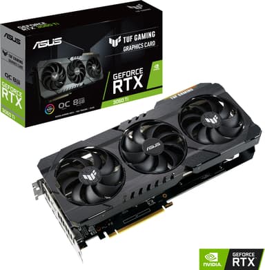 ASUS GeForce RTX 3060 Ti 8GB GDDR6 TUF grafikkort