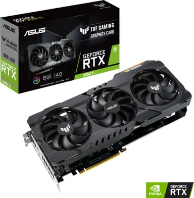 ASUS GeForce RTX 3060 Ti 8GB GDDR6 TUF OC grafikkort