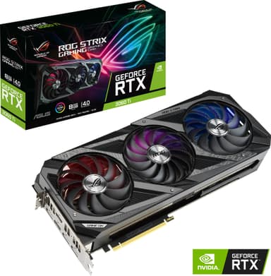 ASUS GeForce RTX 3060 Ti ROG Strix 8GB GDDR6 grafikkort
