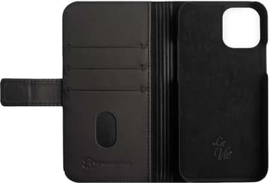 La Vie iPhone 12 Pro Max plånboksfodral (espressosvart)