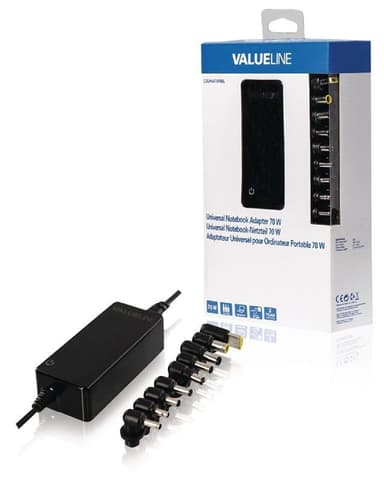 Valueline Universaladapter för bärbar dator 70 W