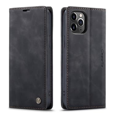 CASEME Plånboksfodral iPhone 12 Pro Max - Svart