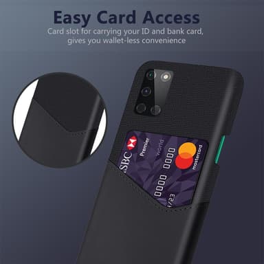 OnePlus 8T Skal med kortplats - Svart