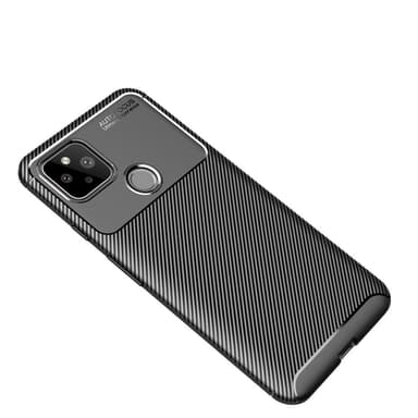 Google Pixel 5 Karbon fiber Texture Skal - Svart