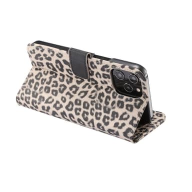 iPhone 12 Pro Max Plånboksfodral Fodral Leopard - Gul