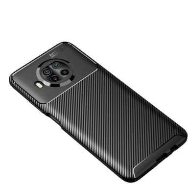 Xiaomi Mi 10T Lite Karbon fiber Texture Skal - Svart