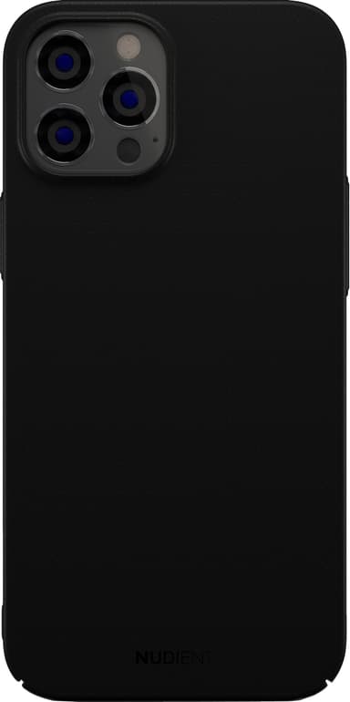 Nudient v2 iPhone 12 Pro Max tunt fodral (stealth black)