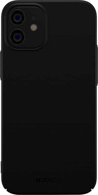 Nudient v2 iPhone 12 mini tunt fodral (stealth black)