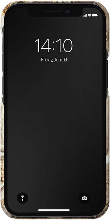 iDeal of Sweden fodral för iPhone 12 mini (sand marble)
