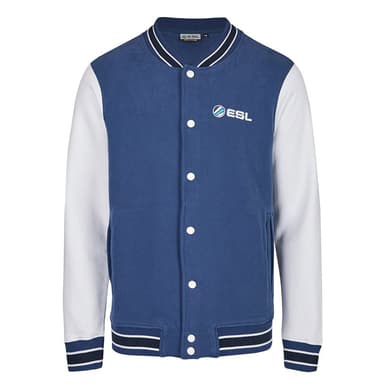 ESL Varsity jacka (XXL) (blå/vit)