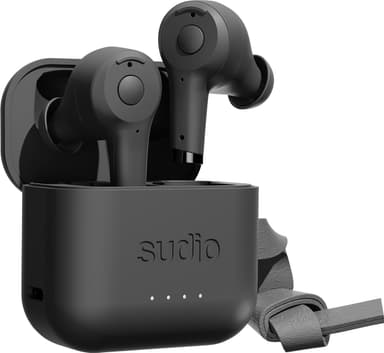 Sudio Ett true wireless in-ear hörlurar (svart)