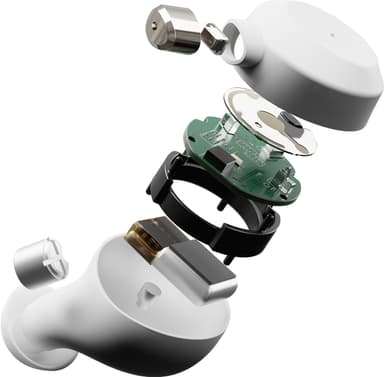 Sudio Fem true trådlösa in ear-hörlurar (vita)