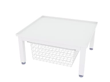 Stativ med korg till tvättmaskin
