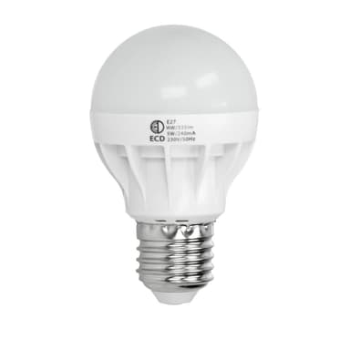 E27 5W LED-lampa glödlampa glödlampa lågenergilampa lampa ljus varmvitt