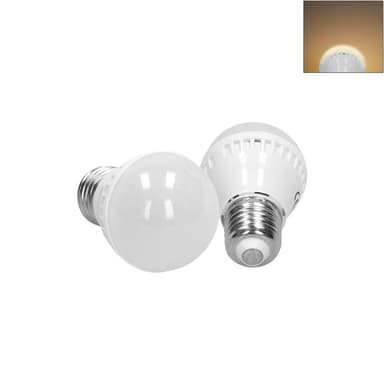 E27 5W LED-lampa glödlampa glödlampa lågenergilampa lampa ljus varmvitt