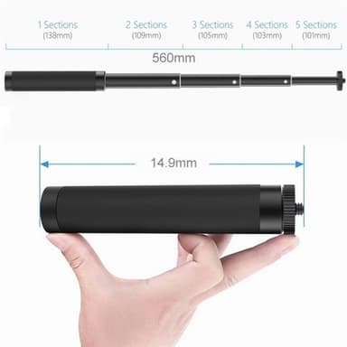 Stativ och selfiestick för mobiler och GoPros