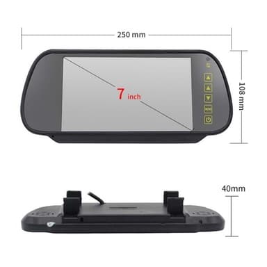 Backkamera med monitor till Citroen / Peugeot / Toyota