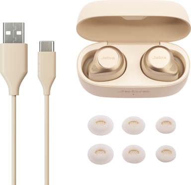 Jabra Elite 85T True Wireless hörlurar (guldbeige)