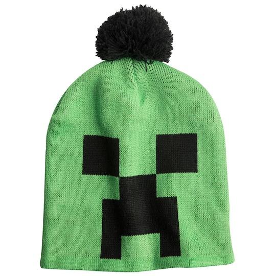 Minecraft Creeper hatt (grön)