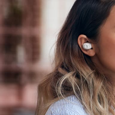 Sudio Tolv R helt trådlösa in-ear hörlurar (vit)