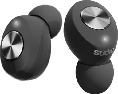 Sudio Tolv true wireless in-ear headphones (svart)