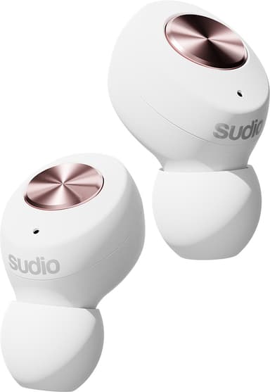 Sudio Tolv true wireless in-ear hörlurar (vit)