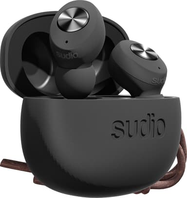 Sudio Tolv true wireless in-ear headphones (svart)
