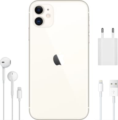 iPhone 11 smartphone 128GB (vit)