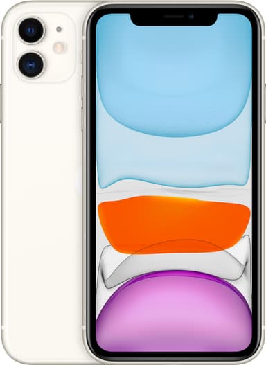 iPhone 11 smartphone 128GB (vit)