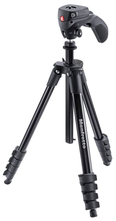 Manfrotto Compact Action Tripod Kamerastativ (svart)