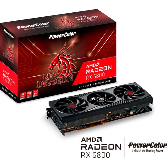 PowerColor Radeon RX 6800 Red Dragon grafikkort