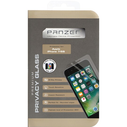 Panzer Privacy Skärmskydd iPhone 6/7/8/SE Gen. 2
