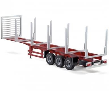 Carson Hanger 1/14 Axas Stanchion Trailer - Kit