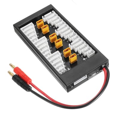 Multiladdbricka för 1-6 LiPo-batterier - XH XT30
