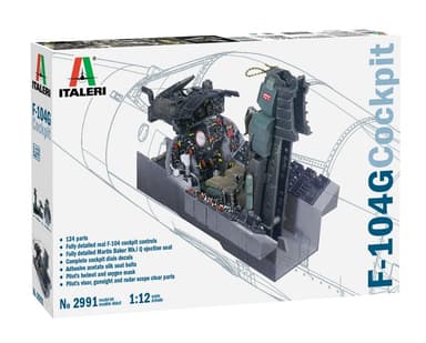 ITALERI 1:12 - F-104G cockpit