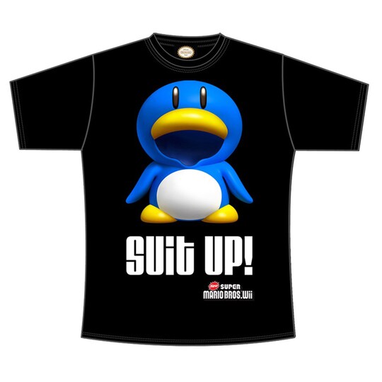 T-shirt Nintendo - SMB Suit Up tema svart (XL)