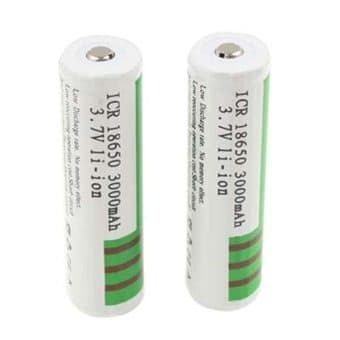 Sky Ray ICR batteri 18650 3000mAh - 2Pack