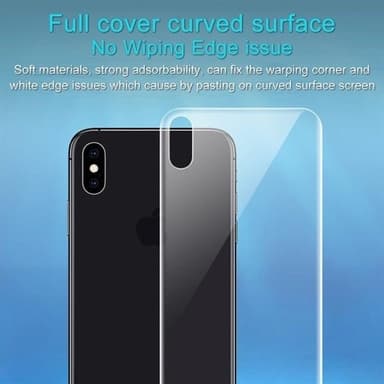 Baksidesskydd för iPhone XS Max – 2-pack - Genomskinligt