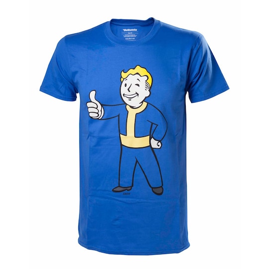 T-shirt Fallout - Vault Boy Approves blå (S)