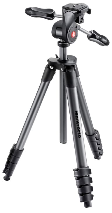 Manfrotto Compact Advanced Tripod Kamerastativ (svart)