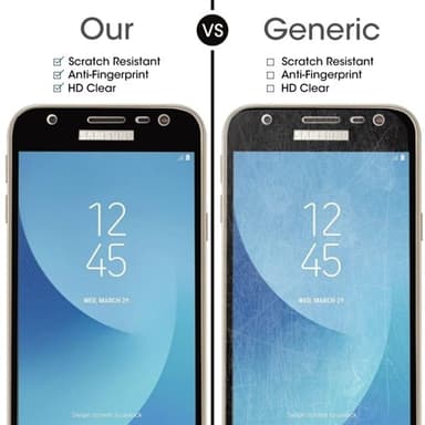 Skärmskydd i glas Samsung Galaxy J3 2017 - Fullskärmsskydd