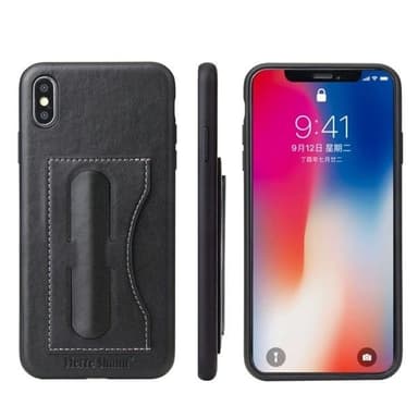 Fierre Shann Bakskal med ställ iPhone XS Max Svart