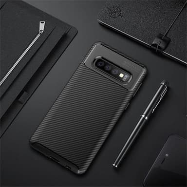 Skal Schockproof Carbonfiber Galaxy S10