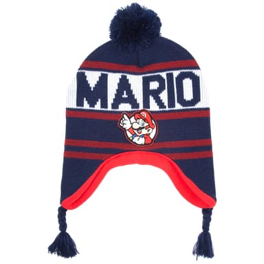 Nintendo Super Mario mössa (blå/röd)