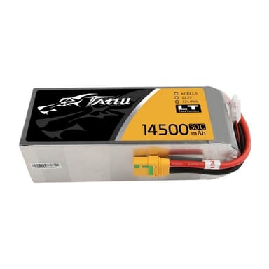 6s 14500mAh - 30C - Gens Ace Tattu XT90 Låg Temp