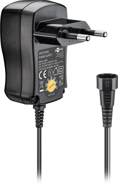 Nätadapter 230V till 3-12V DC